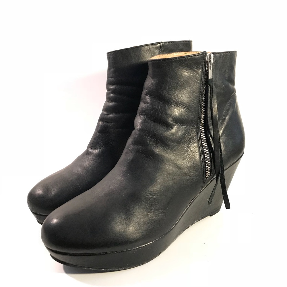 Aldo Ankle Platform Wedge Booties Shoe Size 8